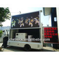 FOTON mobile led display truck,3-side led display